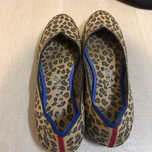 Rothy's cheetah print Flats